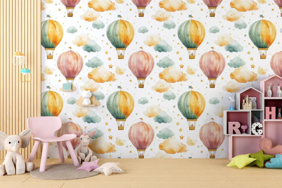 Whimsical Sky Adventure Wallpaper