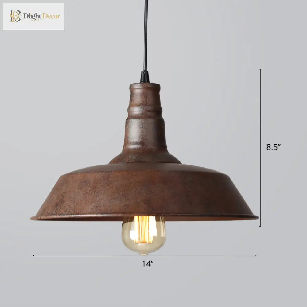 1-Light Industrial Pendant Light | Dining Room Lighting