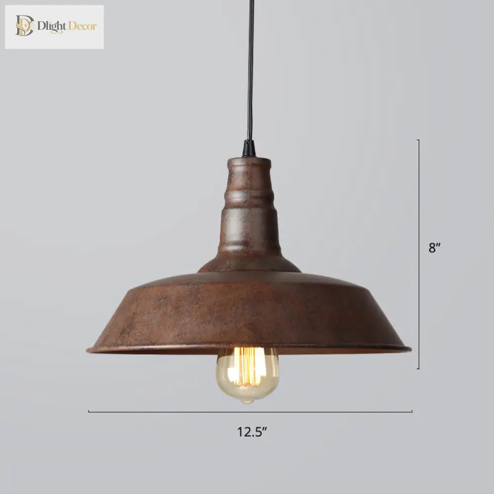 1-Light Industrial Pendant Light | Dining Room Lighting