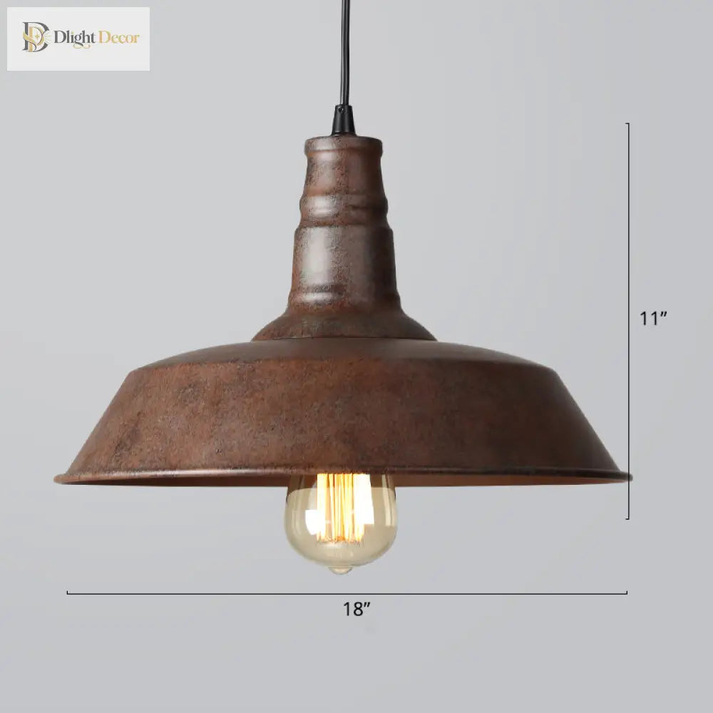 1-Light Industrial Pendant Light | Dining Room Lighting