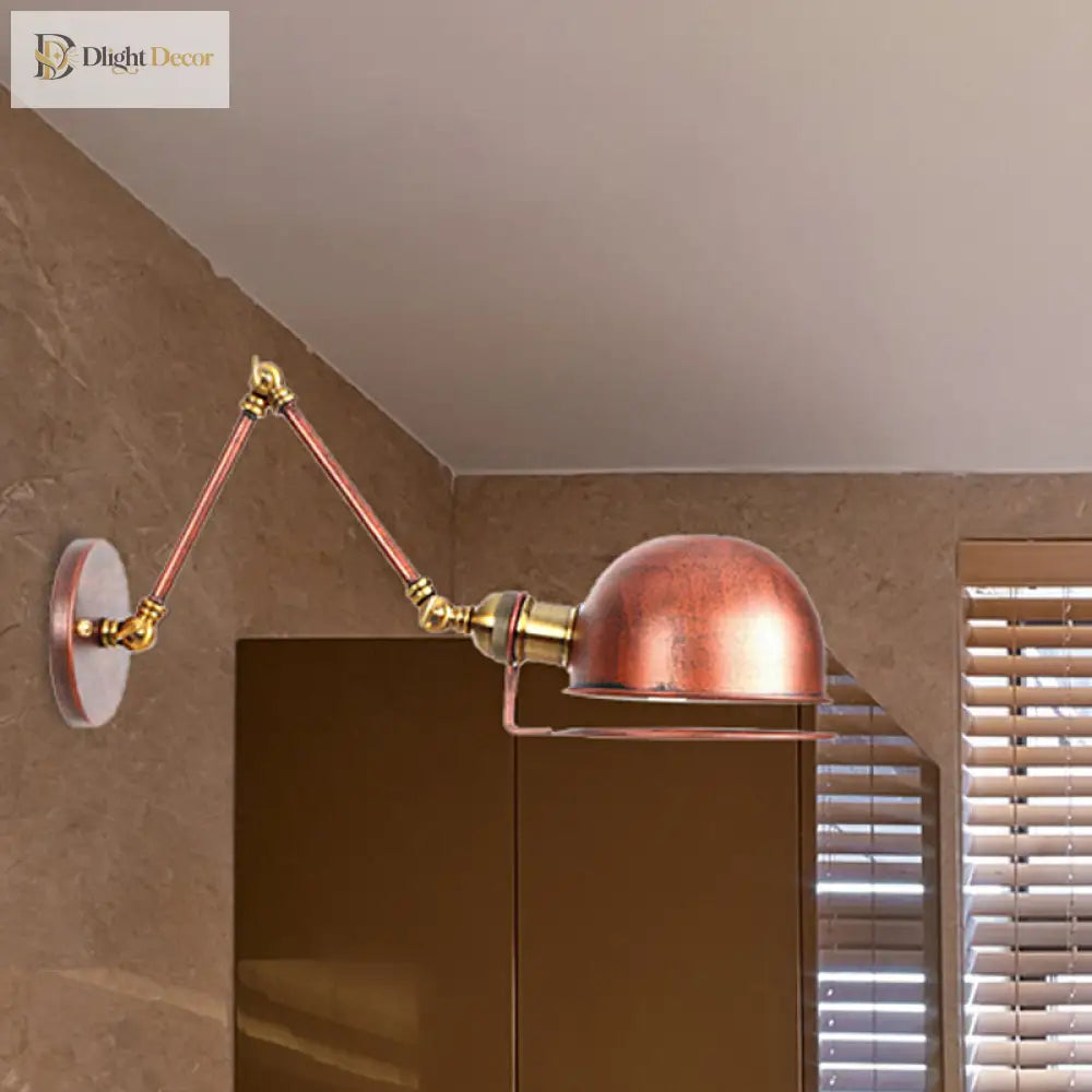 1-Light Vintage Wall Sconce | Bedroom & Hallway Lighting