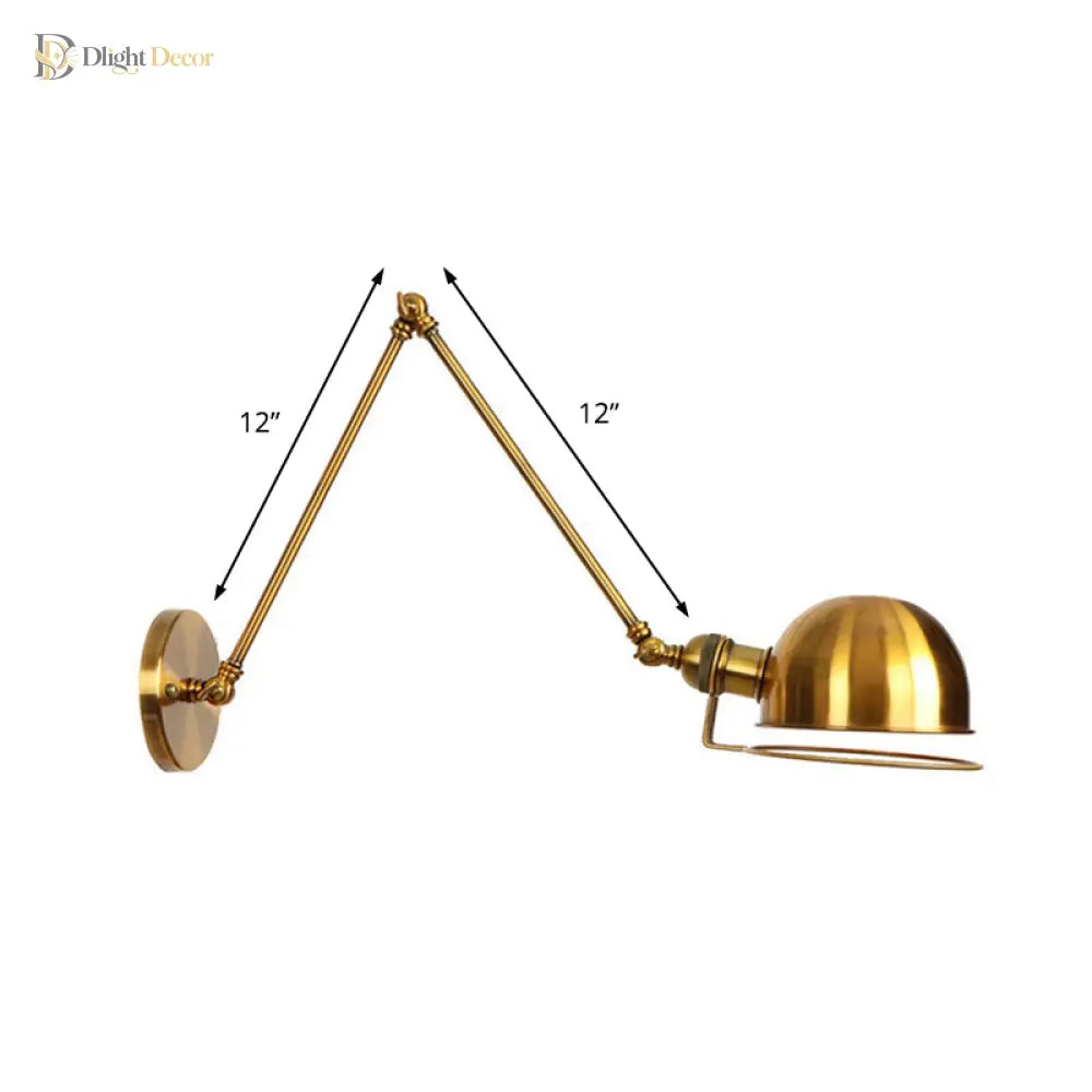 1-Light Vintage Wall Sconce | Bedroom & Hallway Lighting
