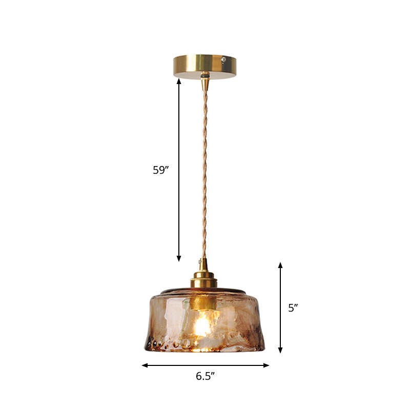 Margaux Brass Glass Pendant Light | Dining Room Lighting