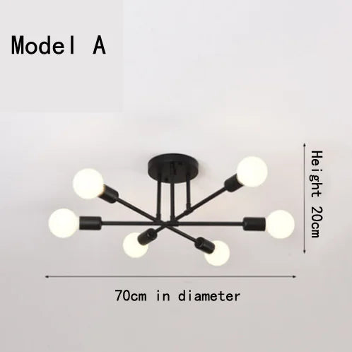 Eva Gold Ceiling Light | Modern Interior Home Lighting