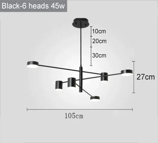 Soren LED Chandelier | Modern Dining Room Lighting