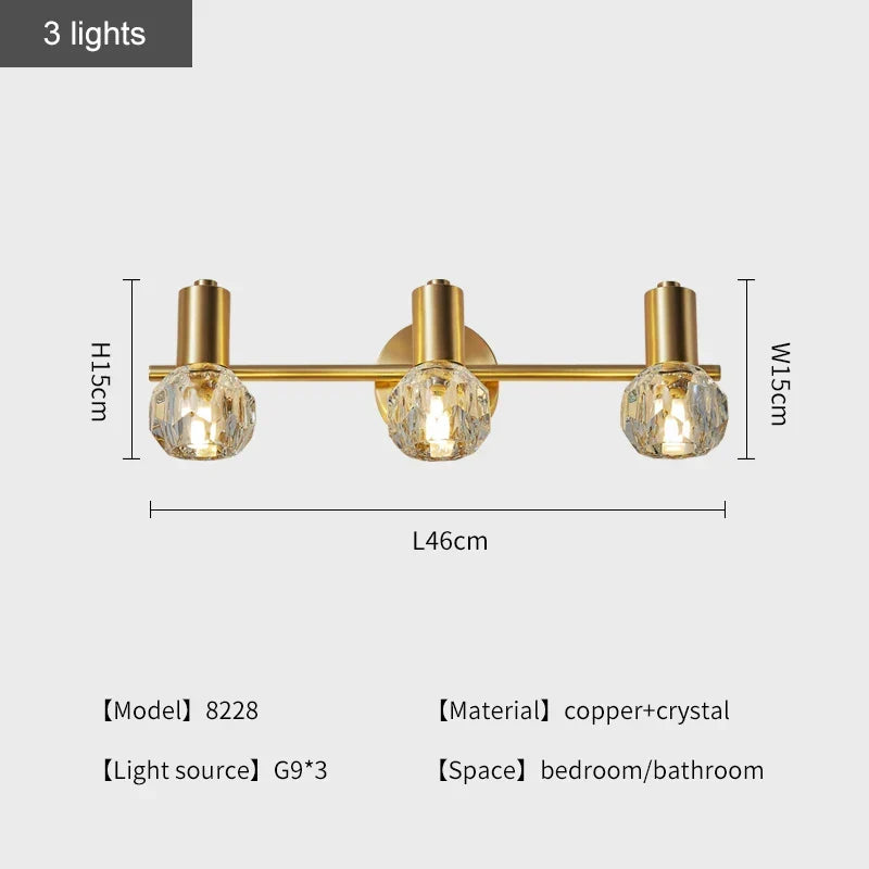 Adjustable Modern LED Vanity Light | Bathroom Lighting