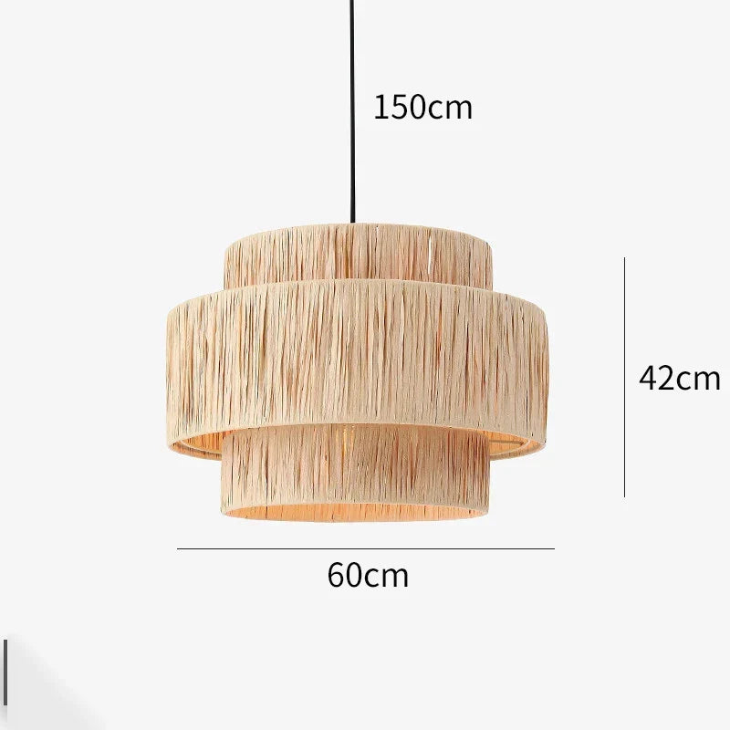 Artful Rattan Pendant Light | Bedroom & Bedside Lighting