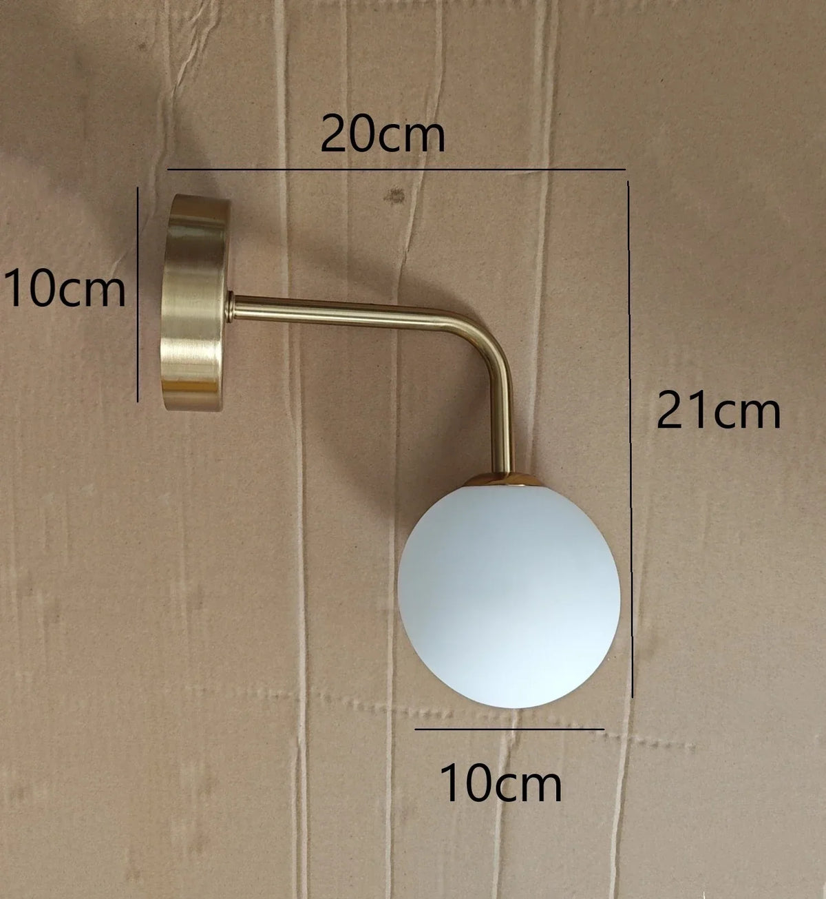 Post LED Nordic Wall Sconce | Bedroom & Bedside Lighting