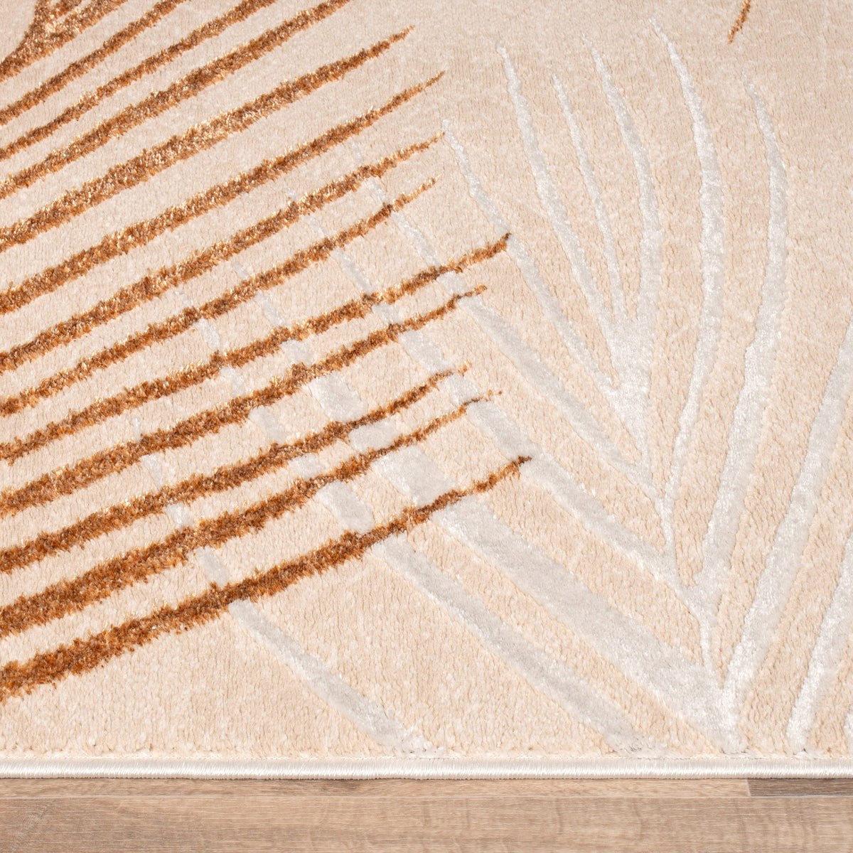 Area Rug Tuana with Elegant Palm Tree Design