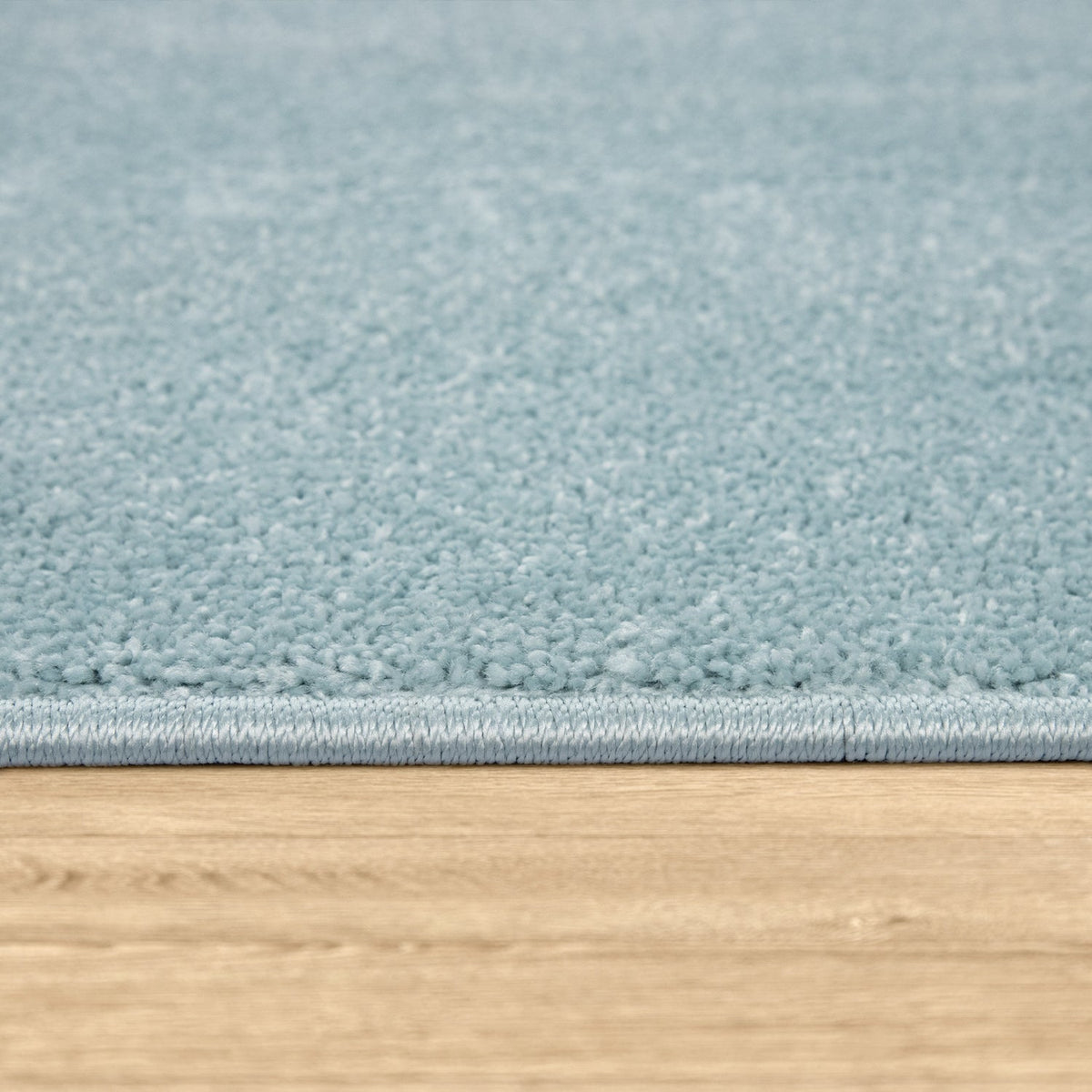 Solid Flatweave Rug Porto for Living Room - Light Blue
