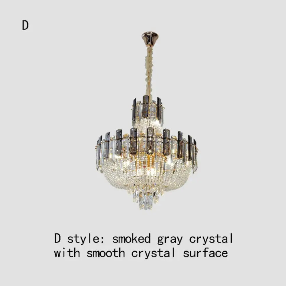 Adjustable Modern Crystal Chandelier | Bedroom Lighting