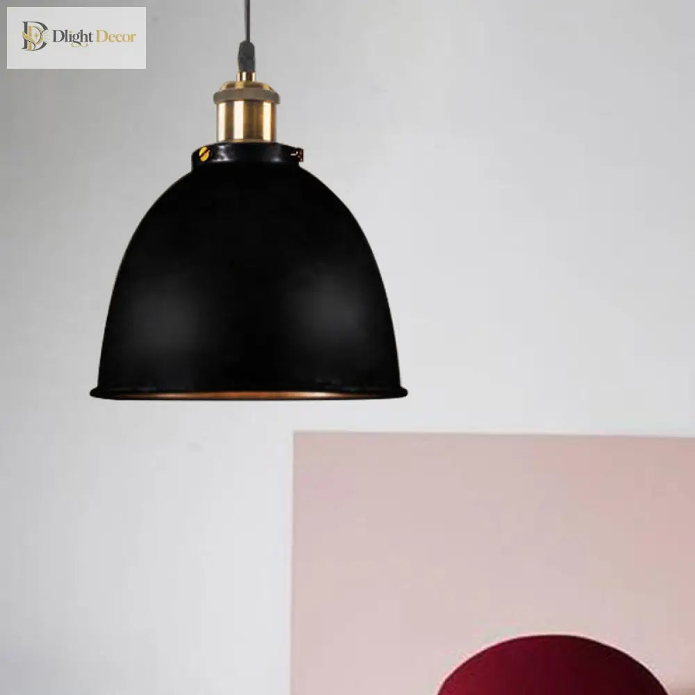 Antique 1-Light Dome Pendant Light | Dining Room Lighting