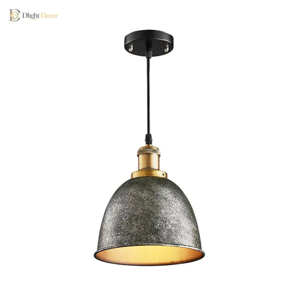 Antique 1-Light Dome Pendant Light | Dining Room Lighting