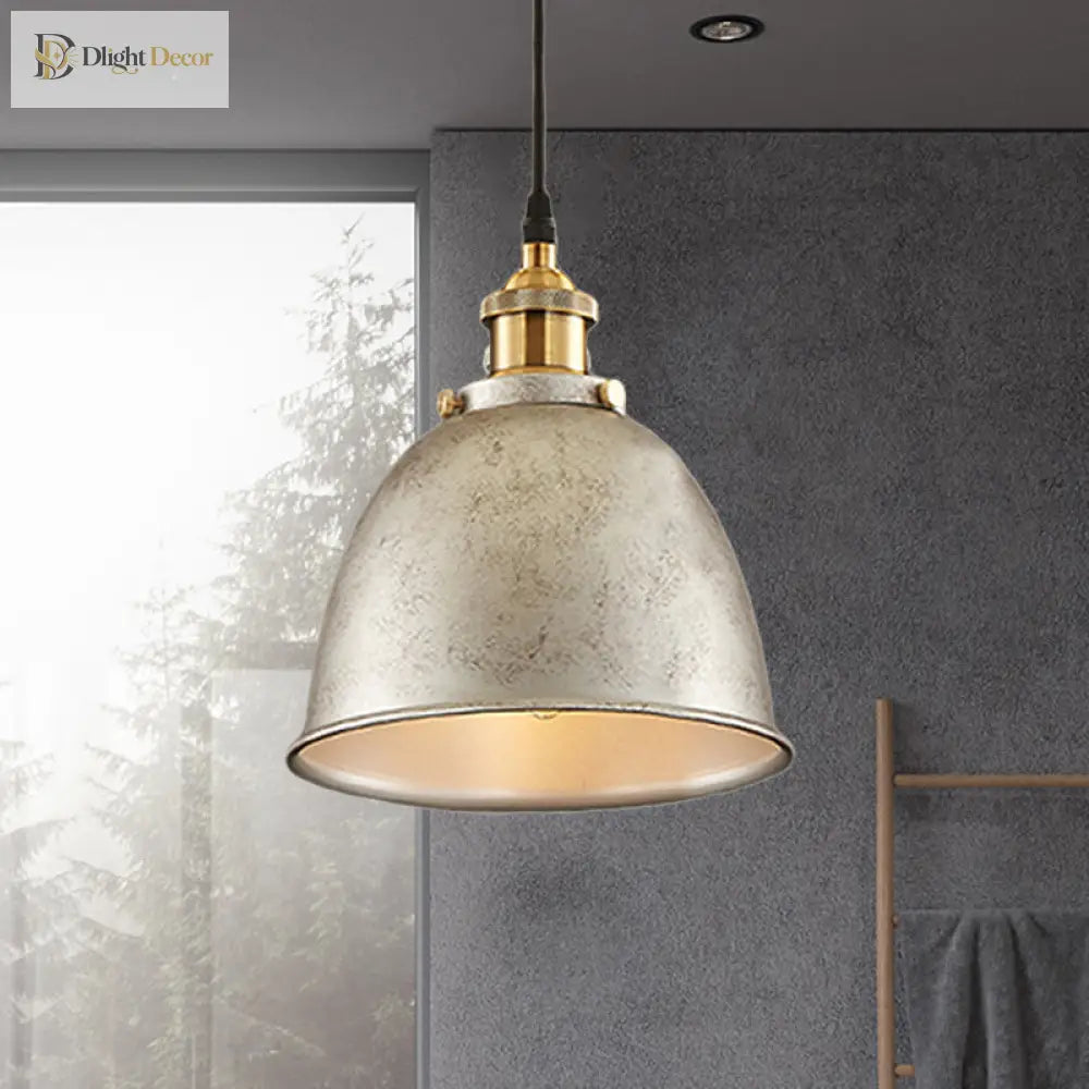 Antique 1-Light Dome Pendant Light | Dining Room Lighting