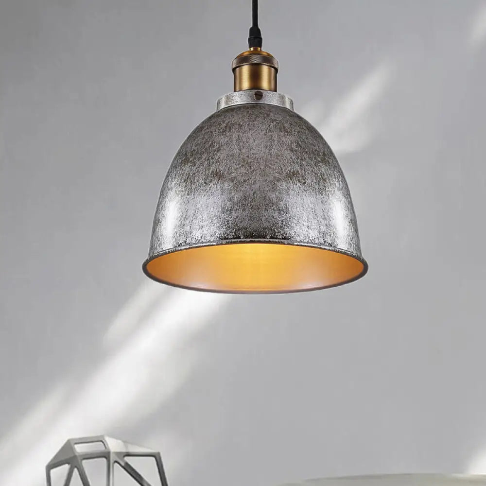 Antique 1-Light Dome Pendant Light | Dining Room Lighting