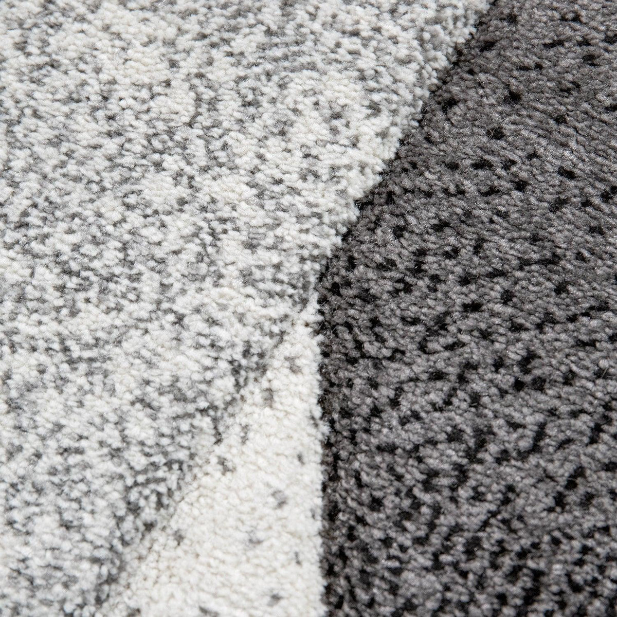 Living Room Rug Madeira Bordered with Geometric Pattern - Grey