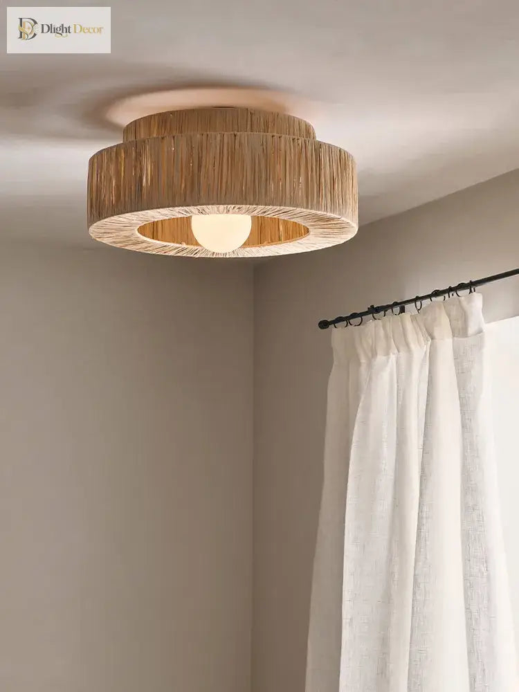 Artful Rattan Pendant Light | Bedroom & Bedside Lighting