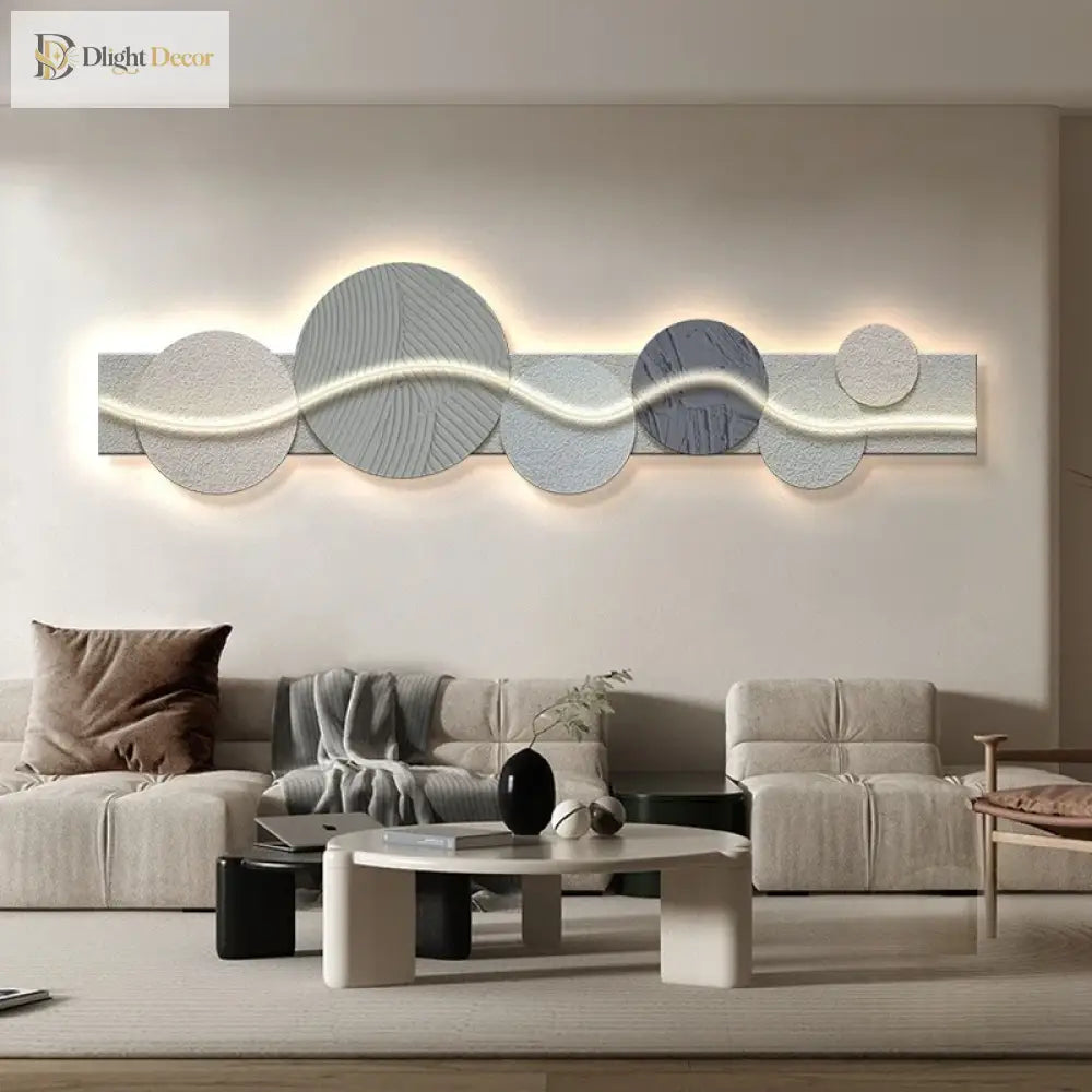 Artistic LED Wall Art Light | Modern Interior Home Lighting