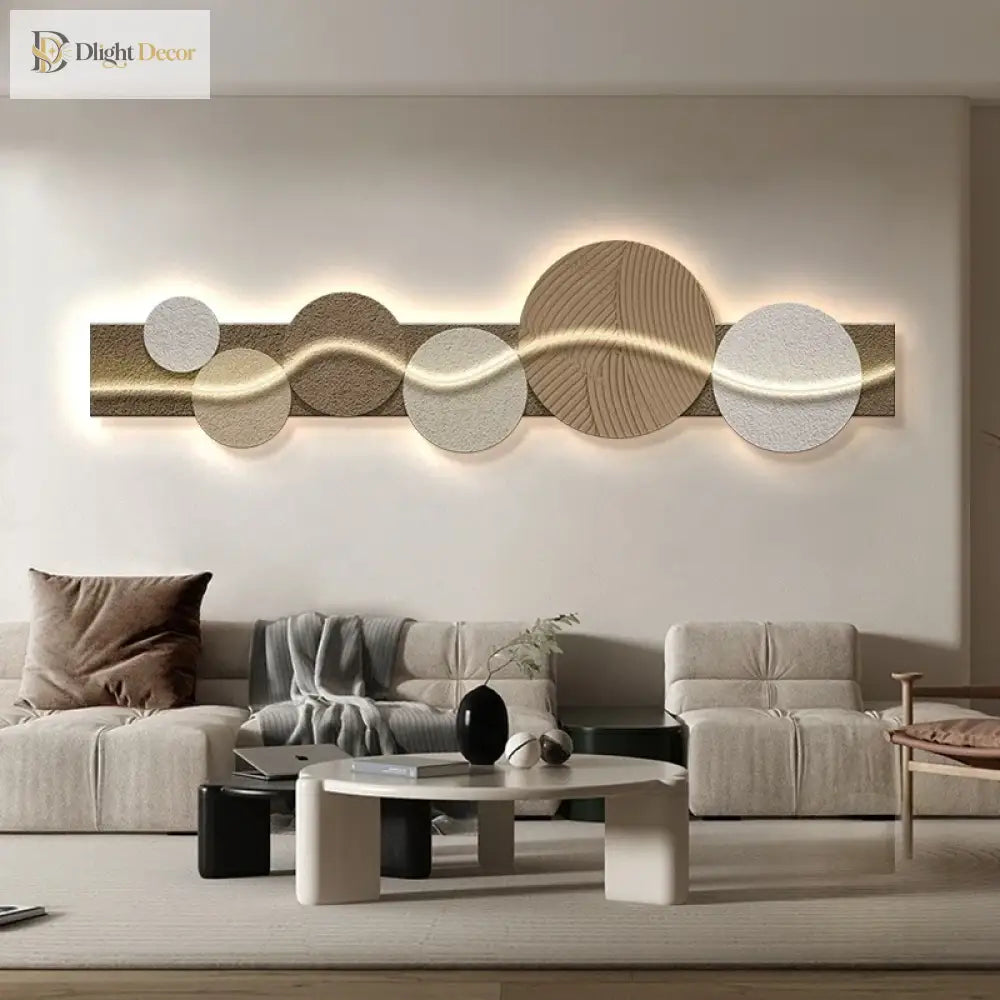 Artistic LED Wall Art Light | Modern Interior Home Lighting