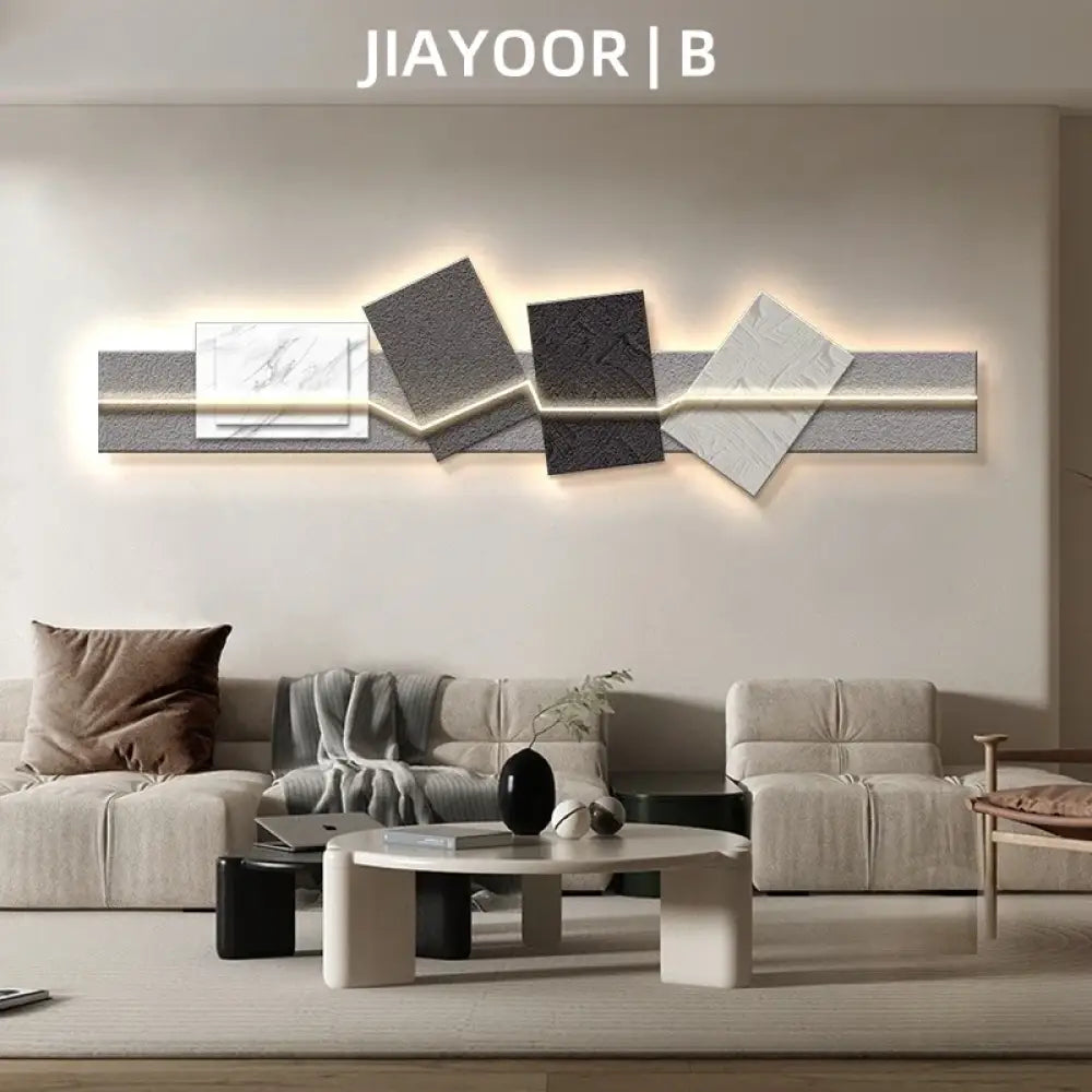 Artistic LED Wall Art Light | Modern Interior Home Lighting