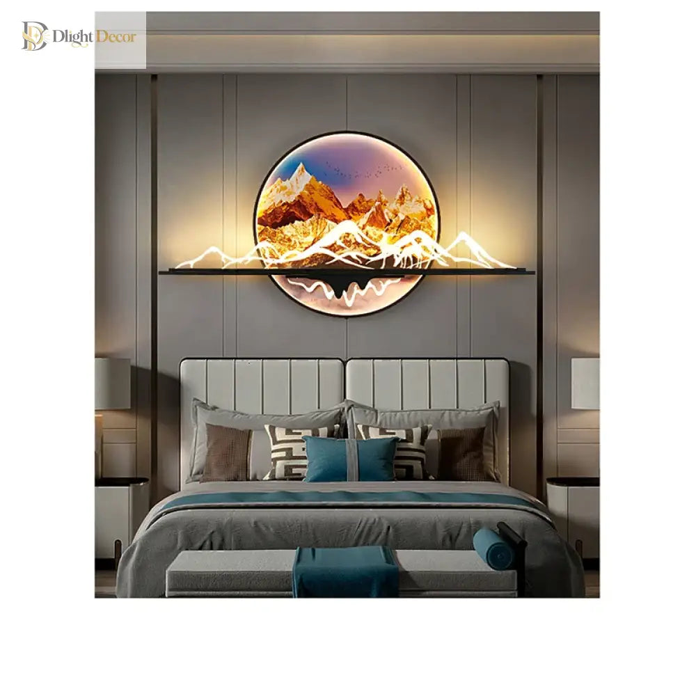 Artistic LED Wall Art Light | Modern Interior Lighting