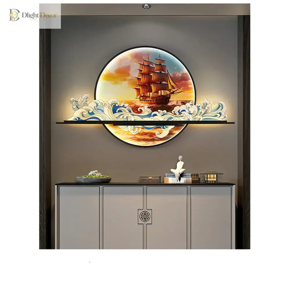Artistic LED Wall Art Light | Modern Interior Lighting