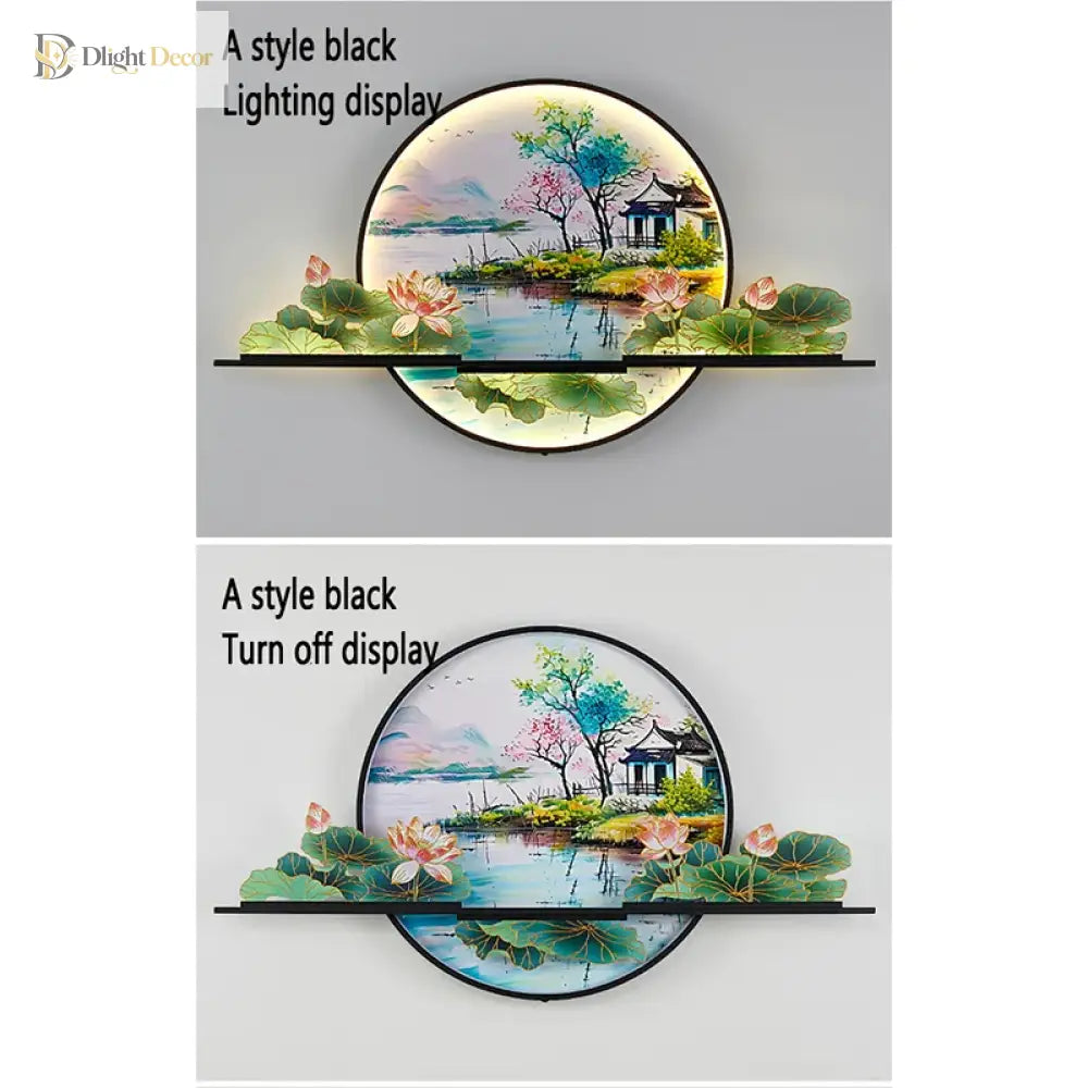 Artistic LED Wall Art Light | Modern Interior Lighting