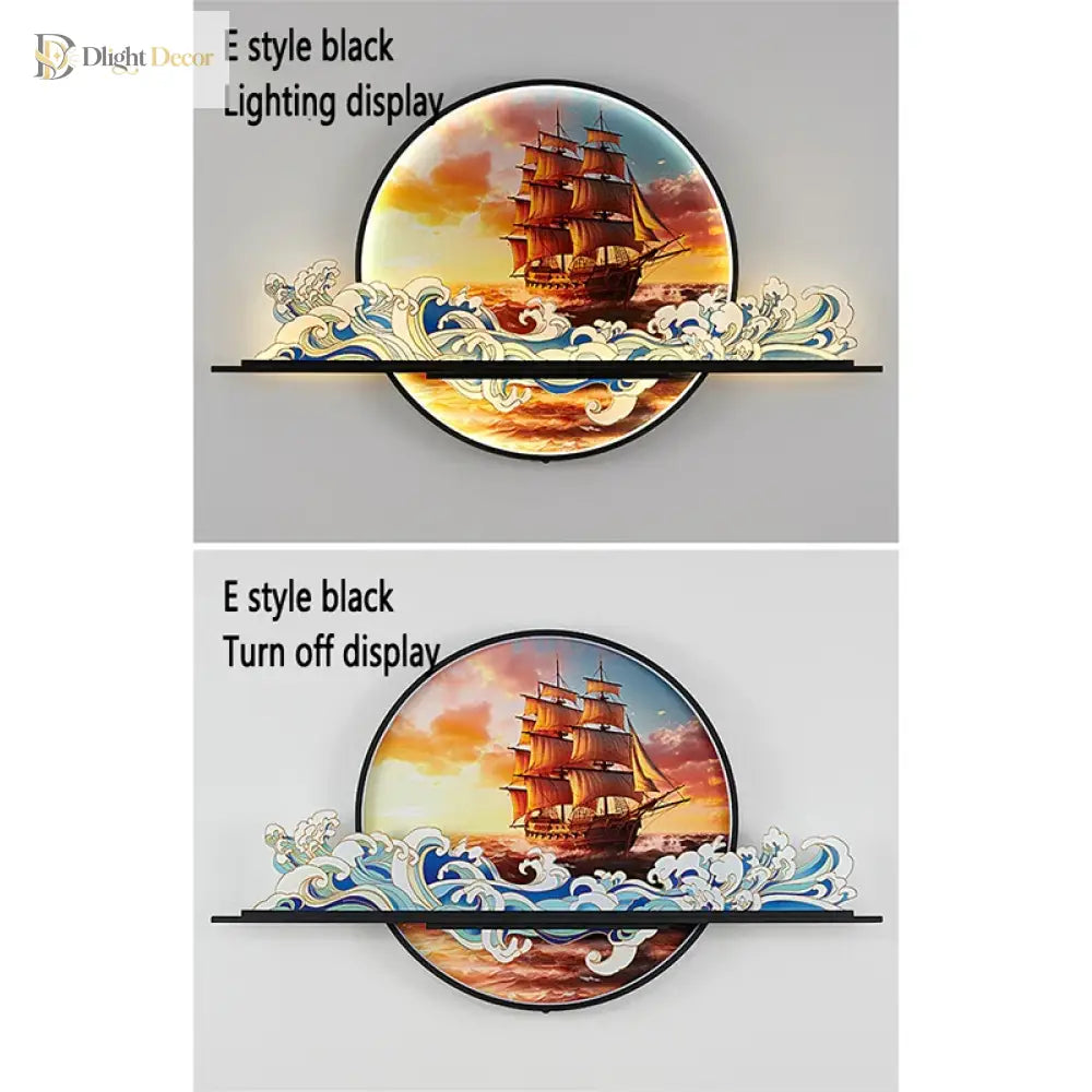 Artistic LED Wall Art Light | Modern Interior Lighting