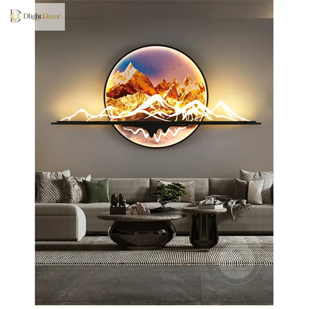 Artistic LED Wall Art Light | Modern Interior Lighting