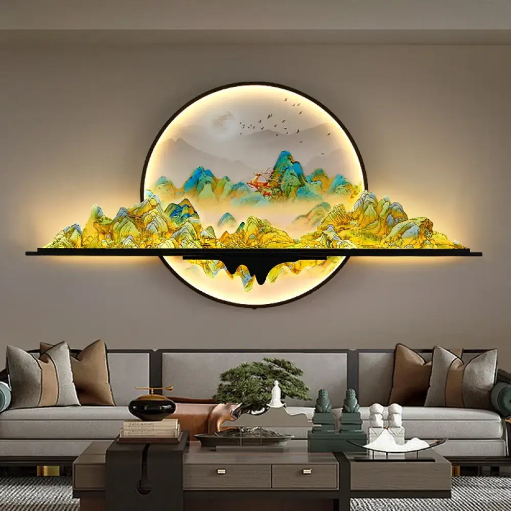 Artistic LED Wall Art Light | Modern Interior Lighting