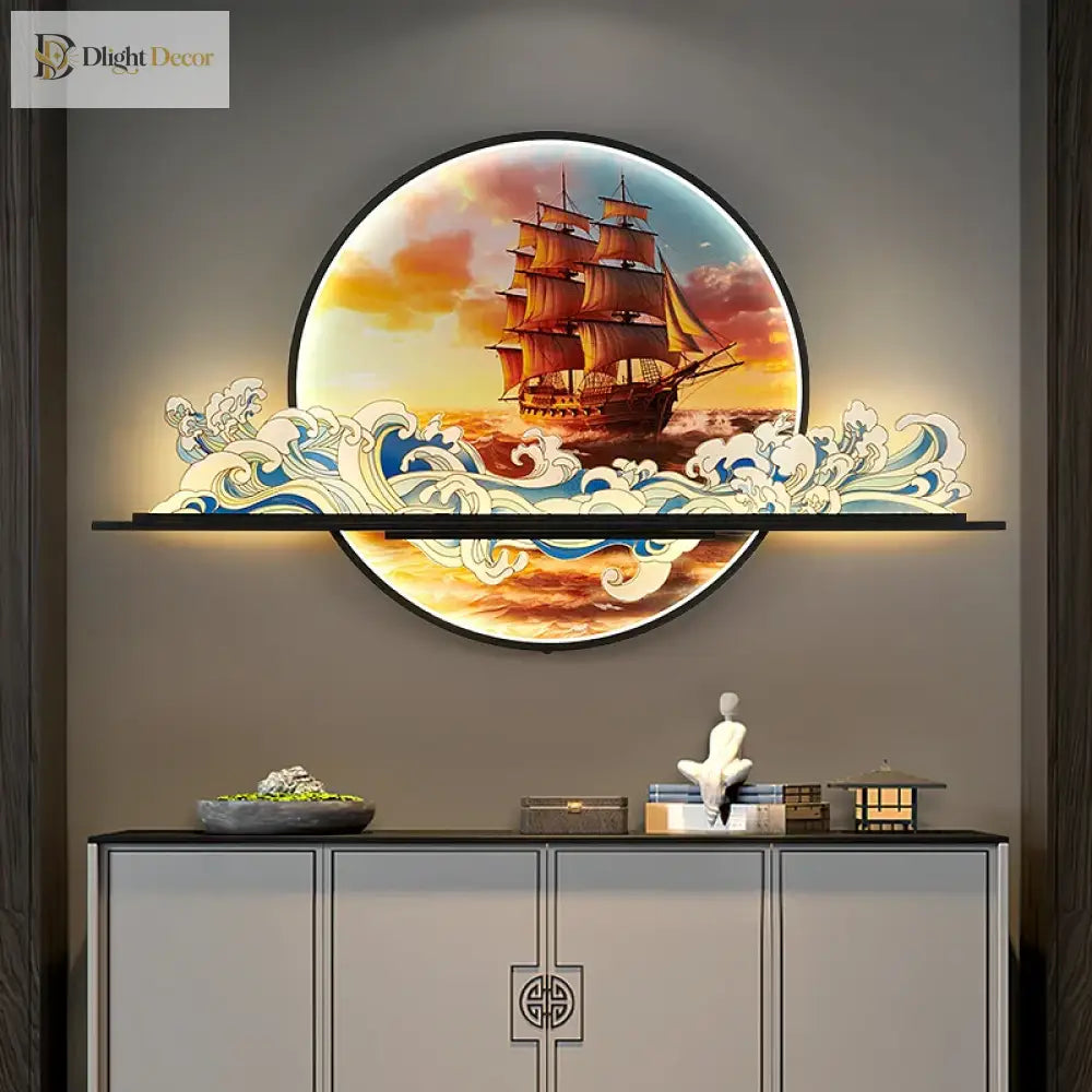 Artistic LED Wall Art Light | Modern Interior Lighting