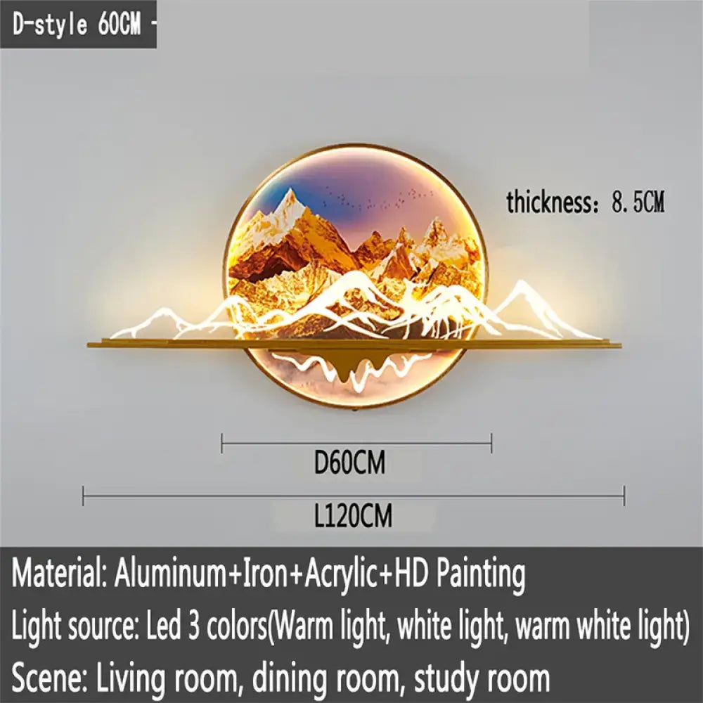 Artistic LED Wall Art Light | Modern Interior Lighting