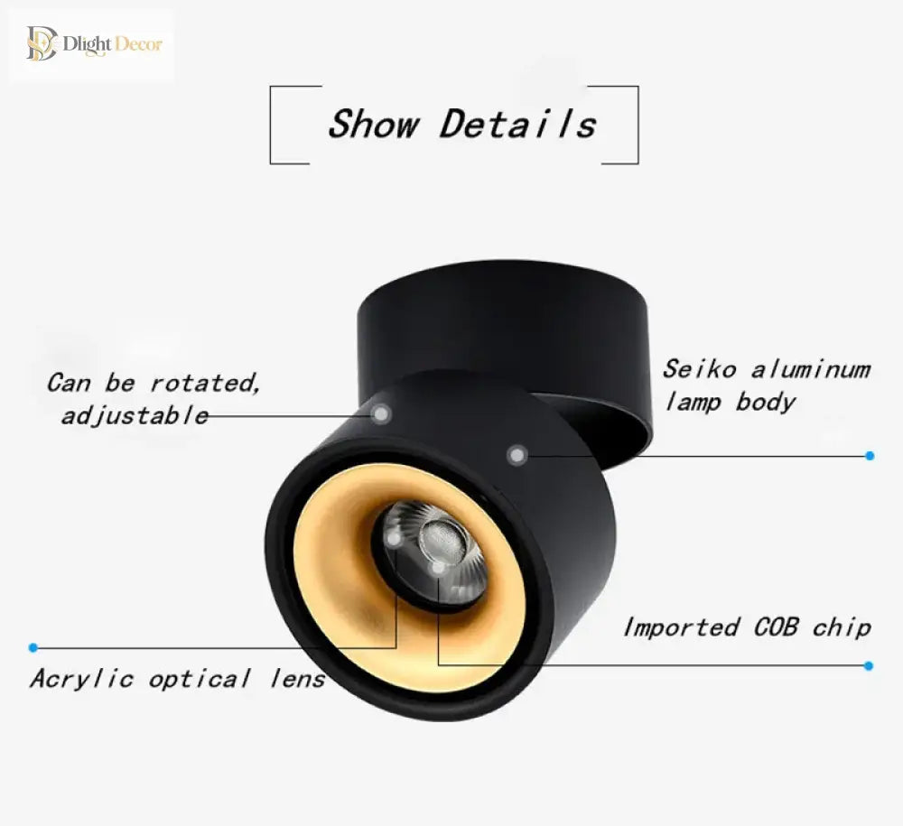 Atlas COB Ceiling Light | Modern Interior Home Lighting