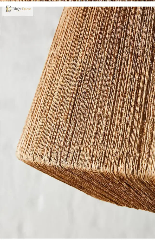 Bohemian Retro Rattan Chandelier | Dining Room Lighting