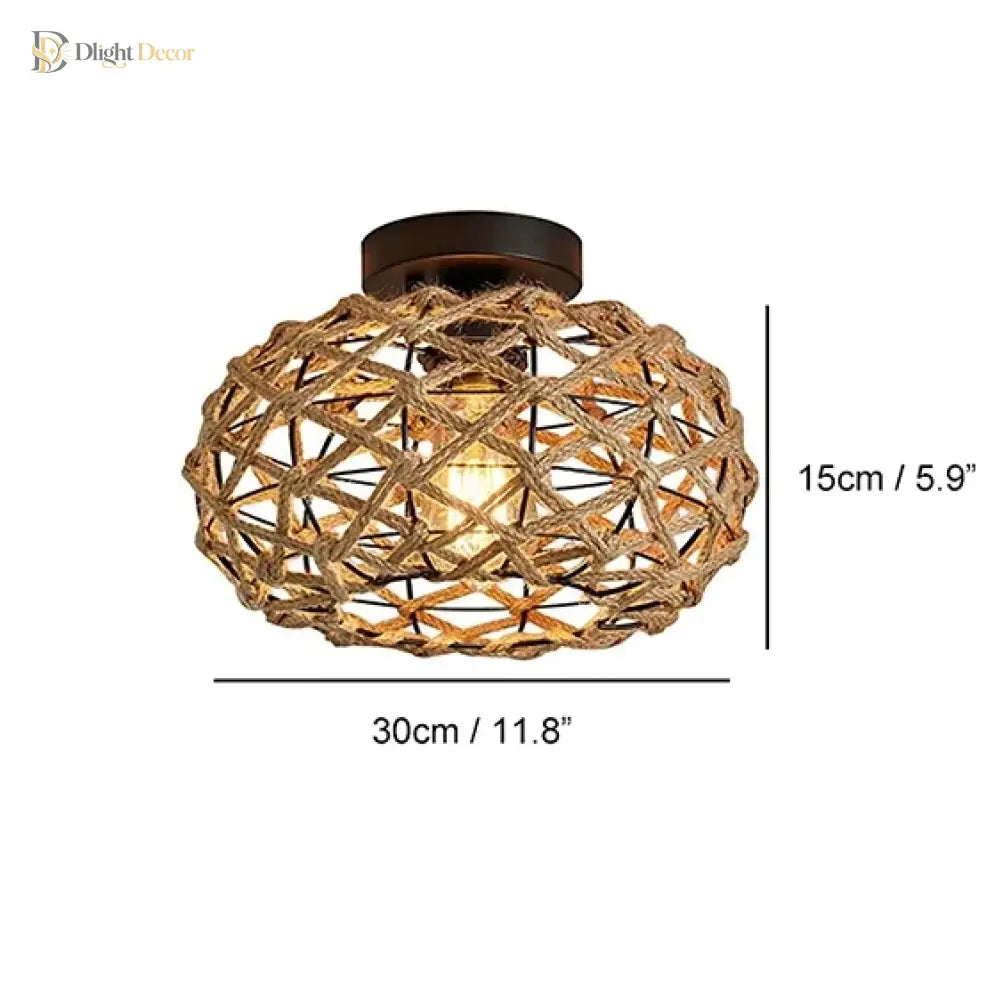 Boho Flush Mount Light | Bedroom & Bedside Lighting
