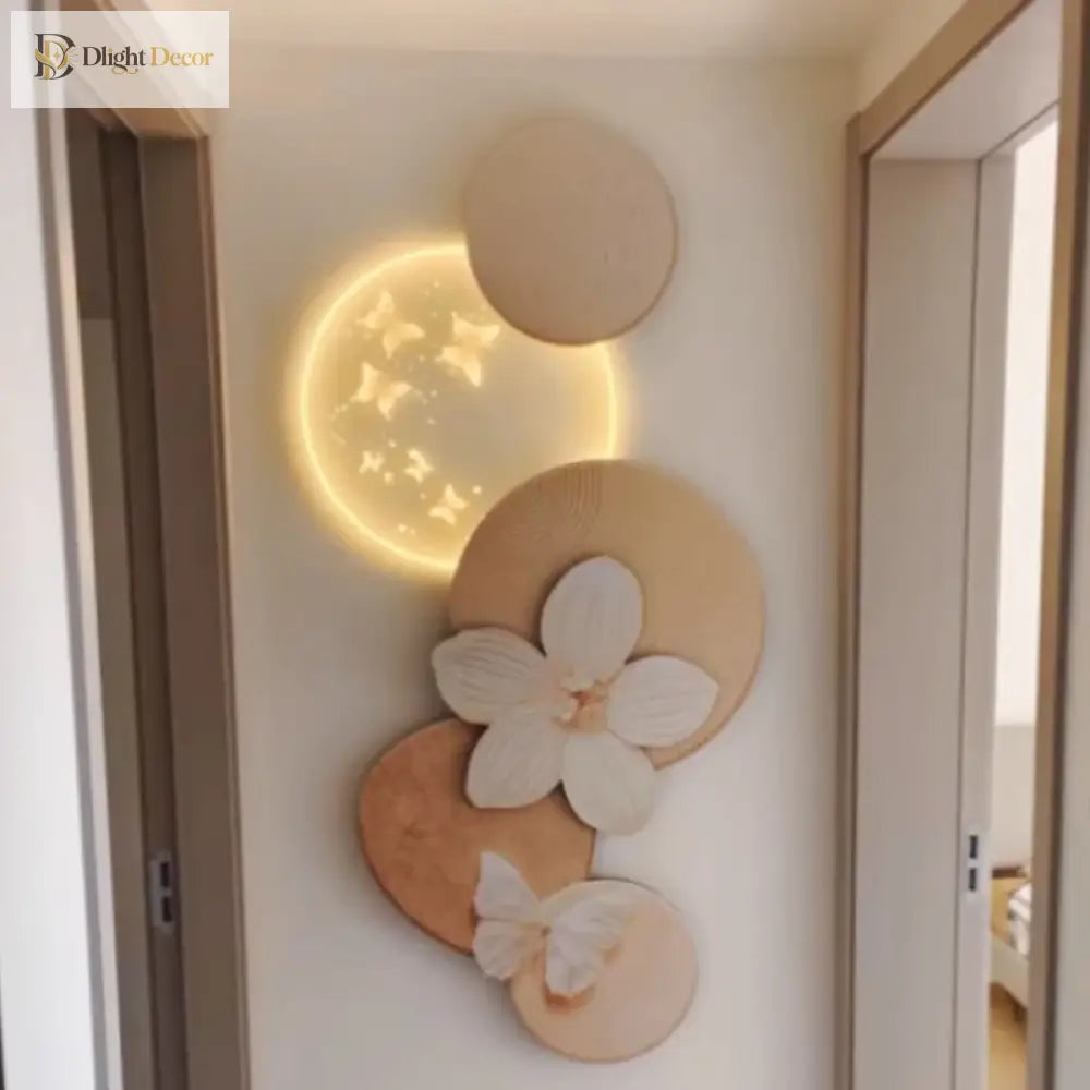 Butterfly LED Wall Art Light | Modern Interior Lighting