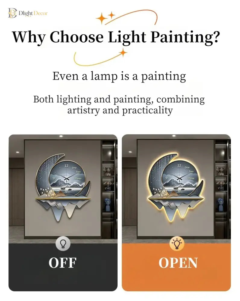 Celeste LED Wall Art Light | Modern Interior Home Lighting