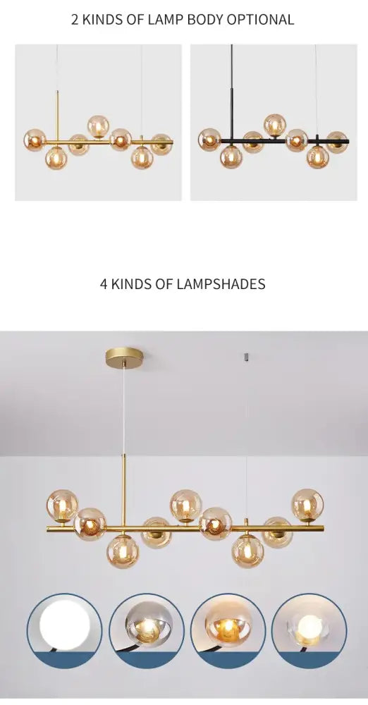 Warm Glass Ball Pendant