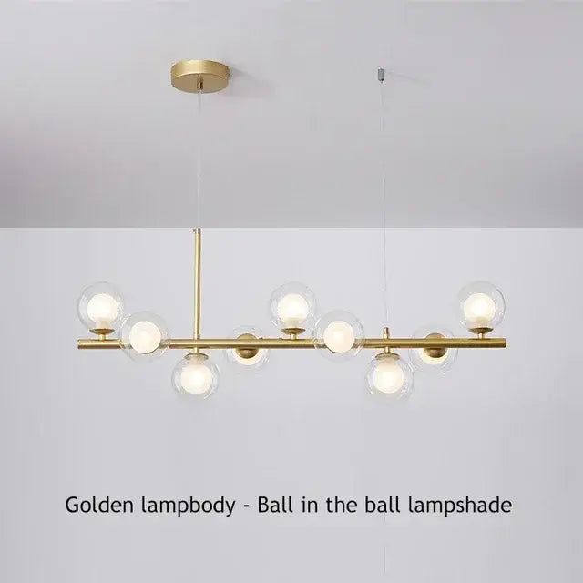 Warm Glass Ball Pendant