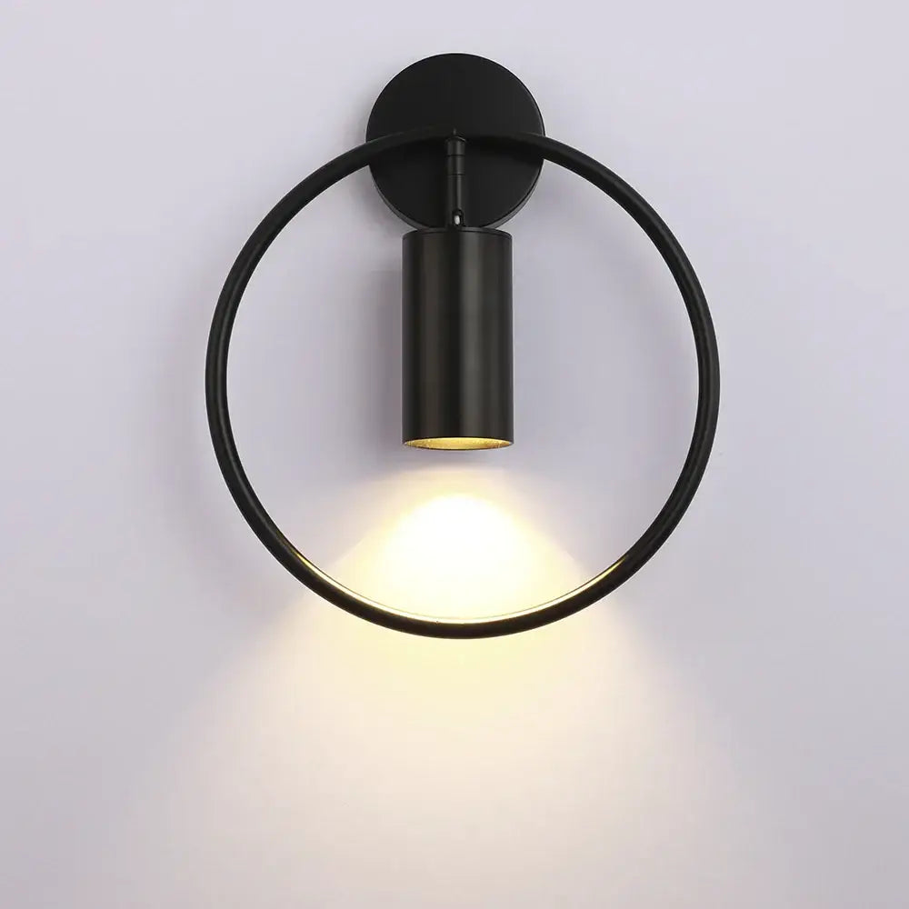Gold Circular LED Wall Lamp