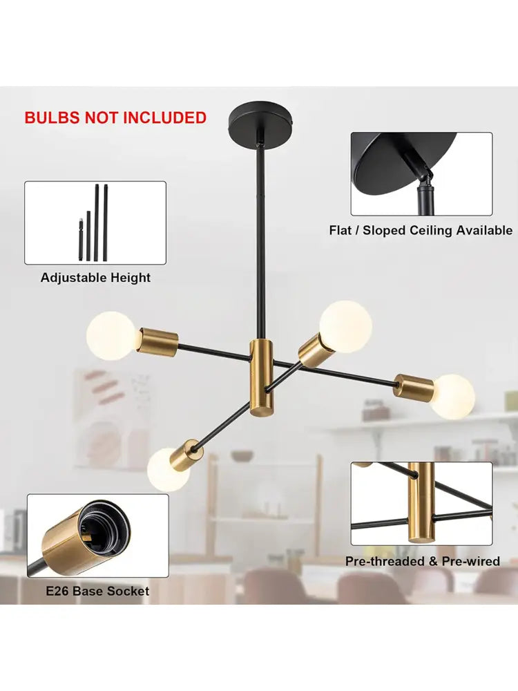 Black Magic Bean Chandelier