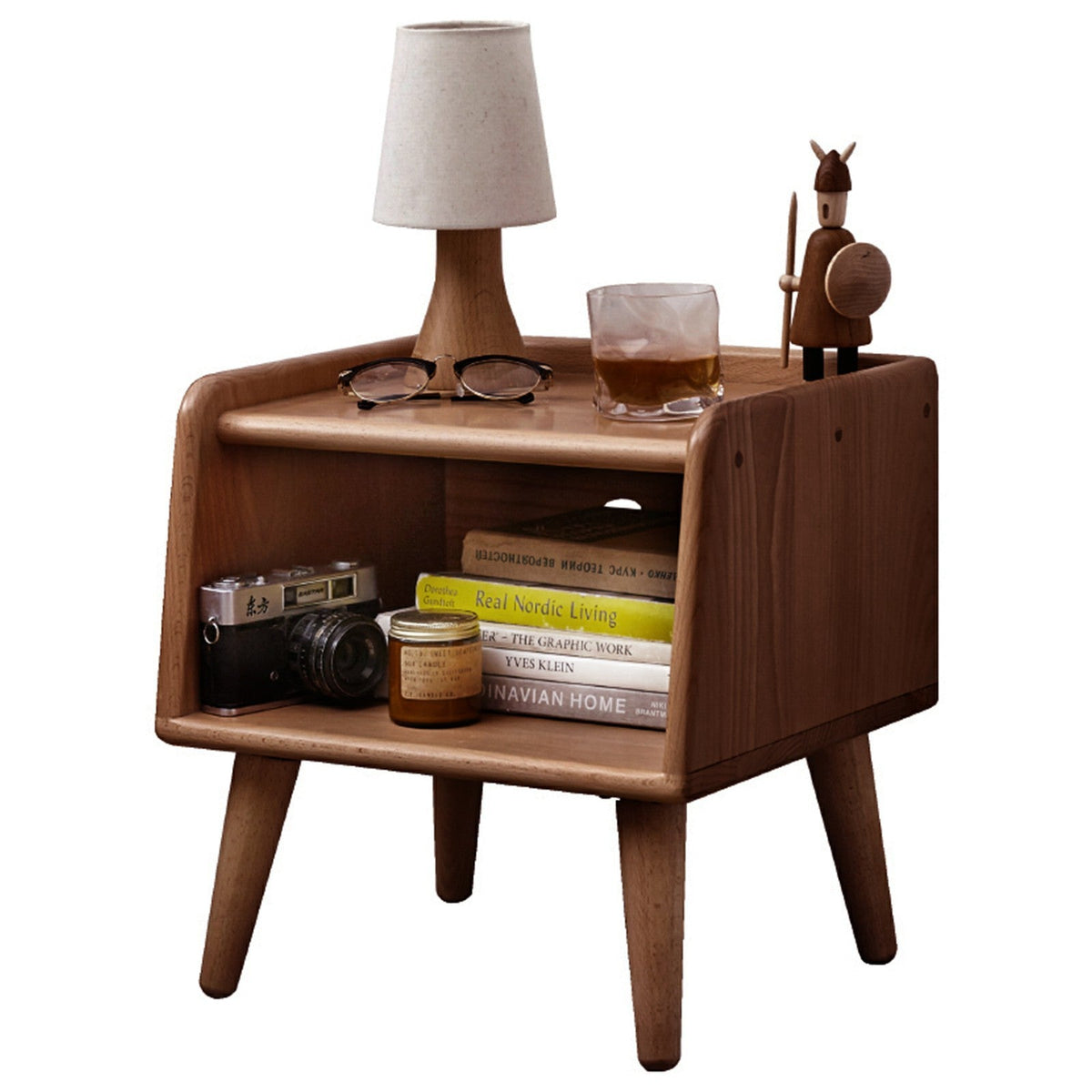 Pure Solid Wood Bedside Cabinet Nightstands