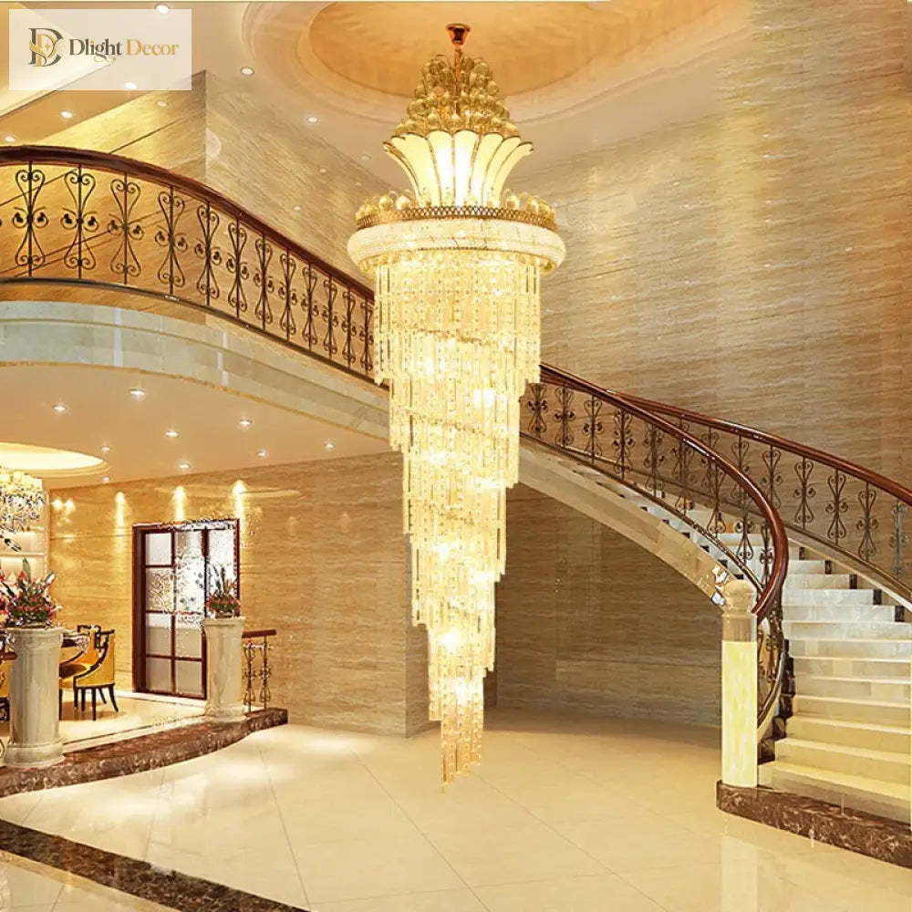 Elegant Crystal Chandelier | Hallway & Entry Home Lighting