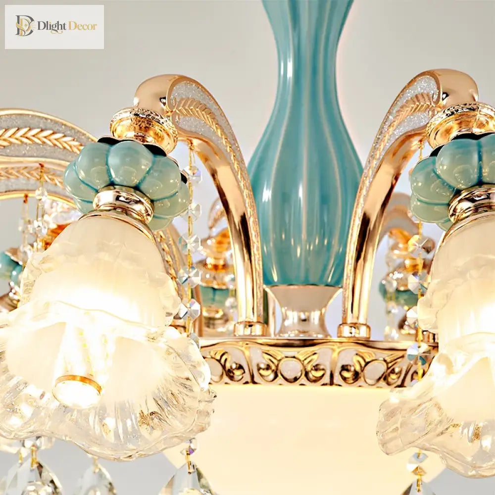 Elegant European Chandelier | Dining Room Lighting