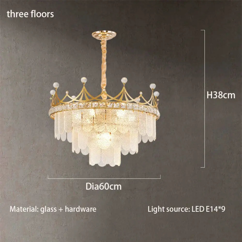 Elegant K9 Minimalist Chandelier | Bedroom Home Lighting