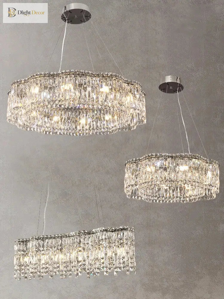 Elegant K9 Modern Chandelier | Dining Room Home Lighting