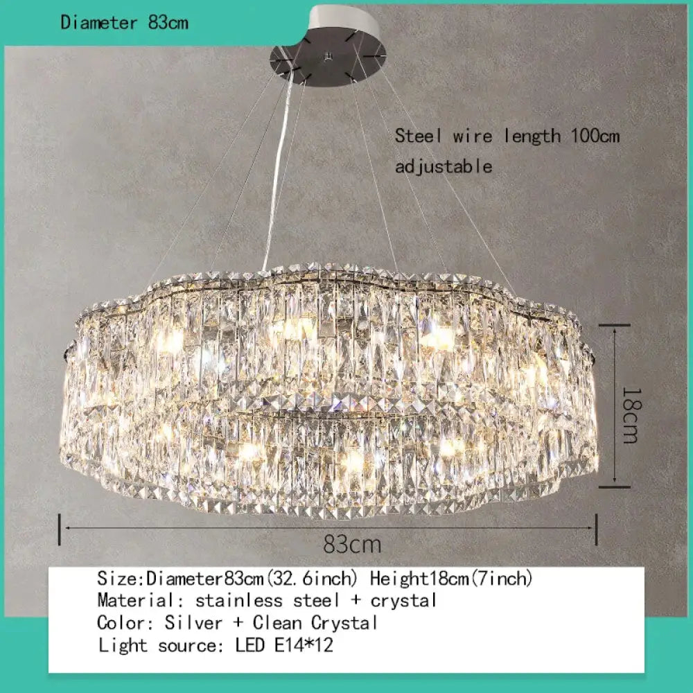 Elegant K9 Modern Chandelier | Dining Room Home Lighting