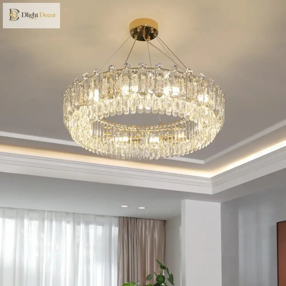 Elegant LED Modern Chandelier | Living Room Home Lighting