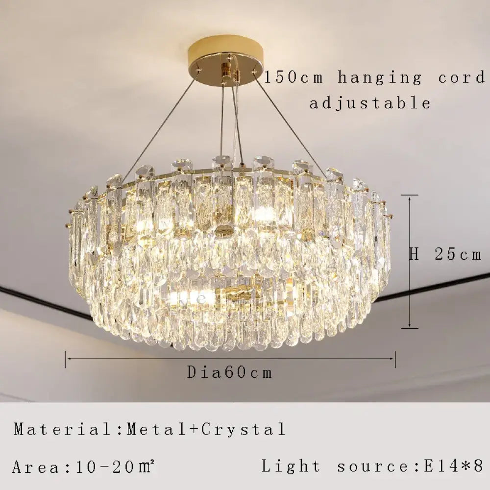 Elegant LED Modern Chandelier | Living Room Home Lighting