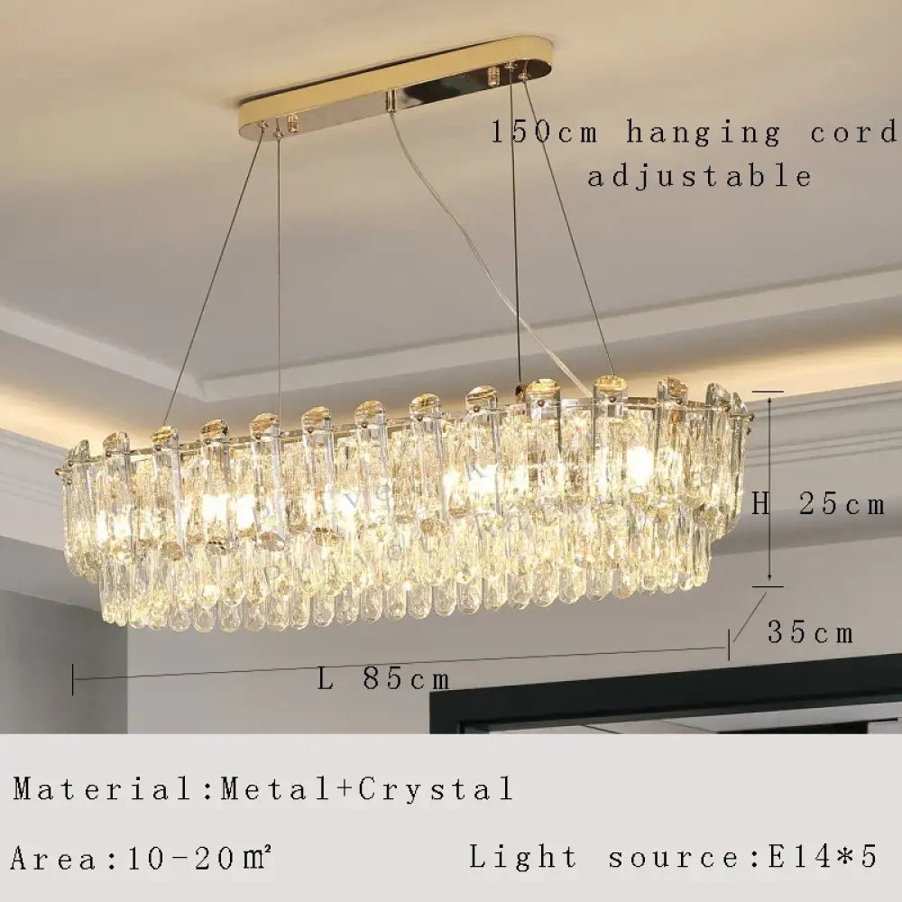 Elegant LED Modern Chandelier | Living Room Home Lighting
